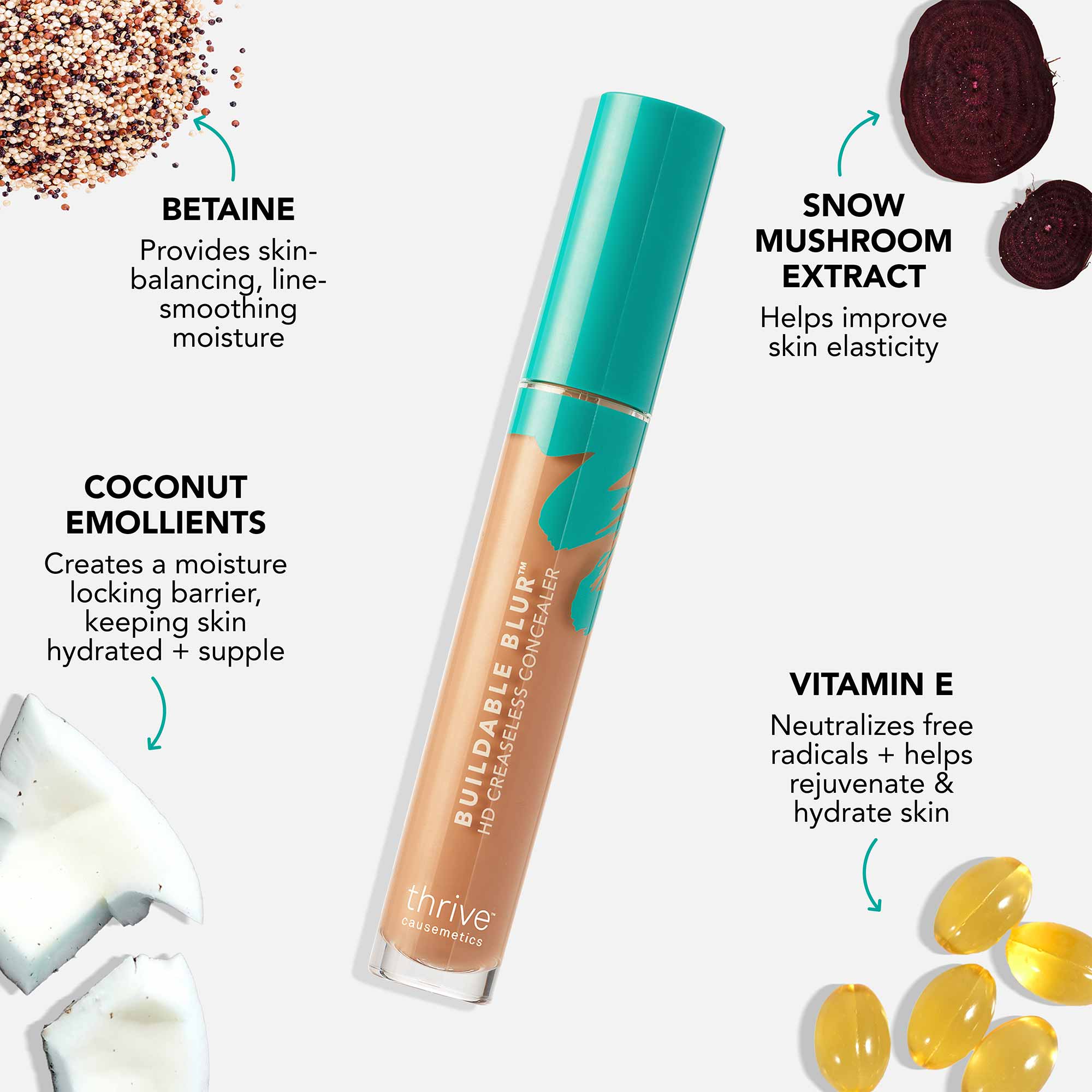 Creaseless Concealer Makeup | Thrive Causemetics